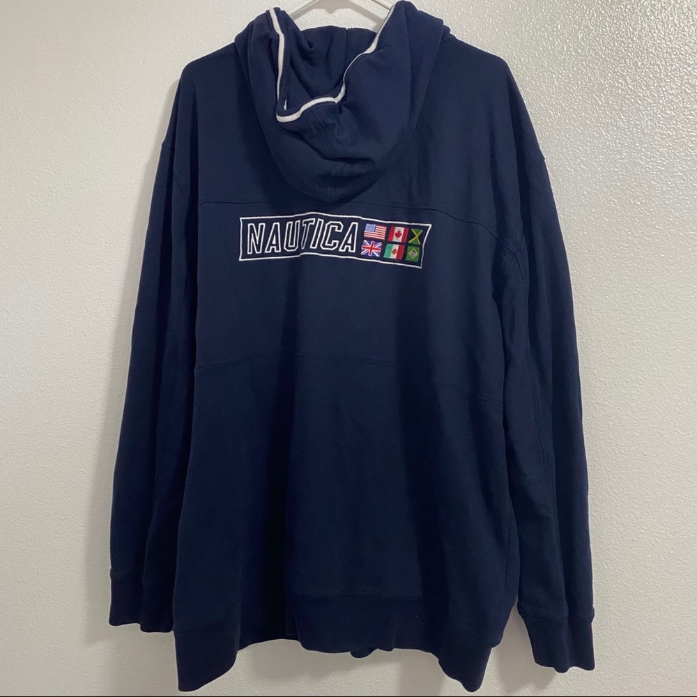 Nautica Sailboat International Flag Navy Zip Up